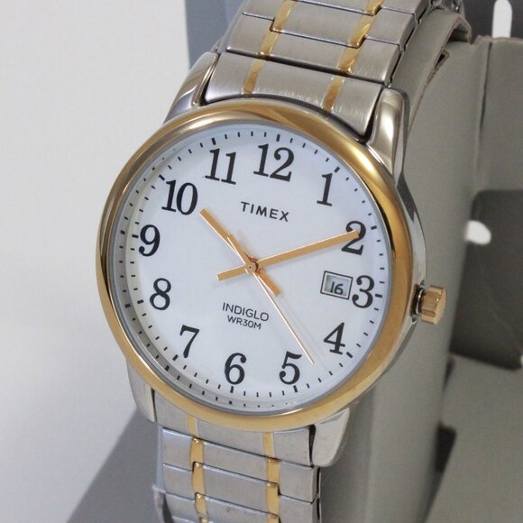 Timex Easy Reader Men's Quartz Watch With Expansion Bracelet 35mm - Picture 7 of 12